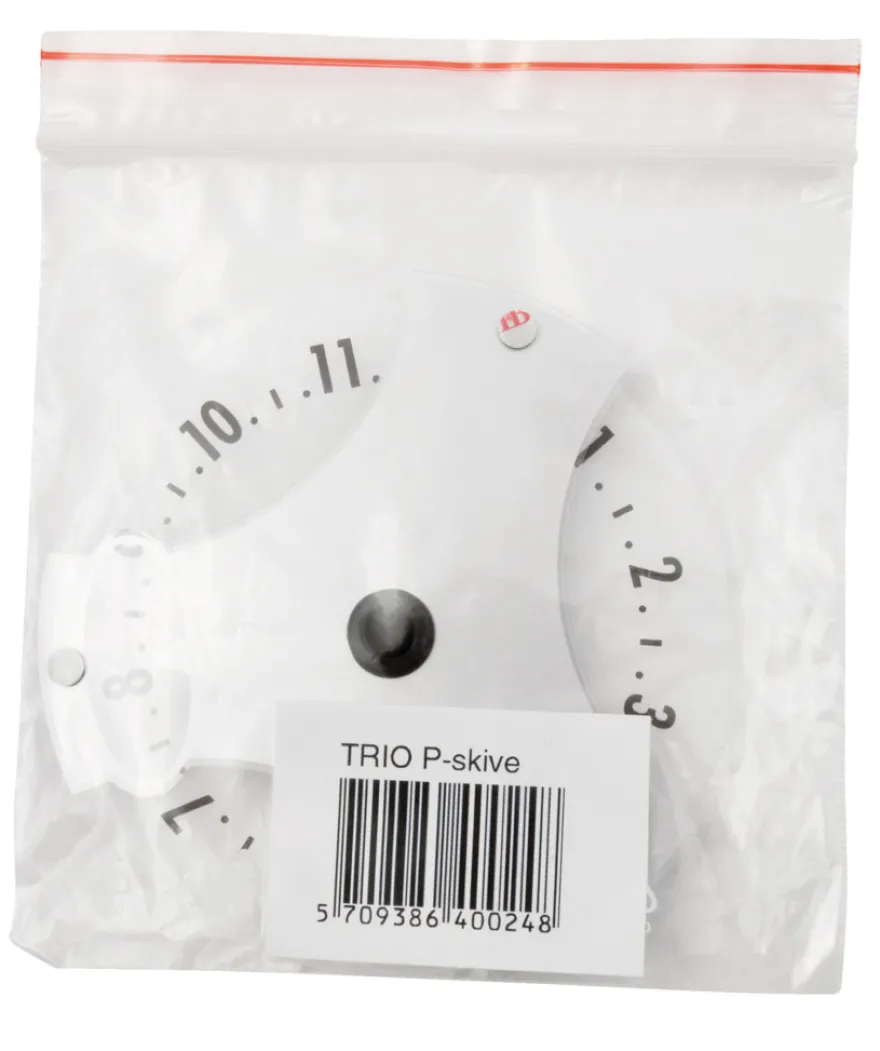 P-skive Trio sølv Ø10 cm - AutoZone®