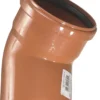 PVC kloakbøjning 110 mm x 45 gr. rød