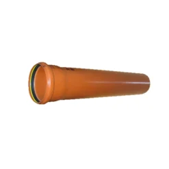 PVC kloakrør 110 mm x 1000 mm rød