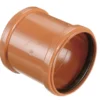 PVC kloakskydemuffe 110 mm rød
