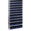 raaco sortimentsreol stål/plast 200 x 92 x 34 cm