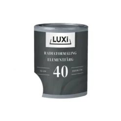 Radiatormaling hvid 0,75 liter - LUXI®