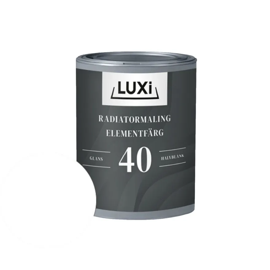 Radiatormaling hvid 0,75 liter - LUXI®