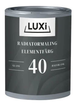 Radiatormaling hvid 0,75 liter - LUXI®