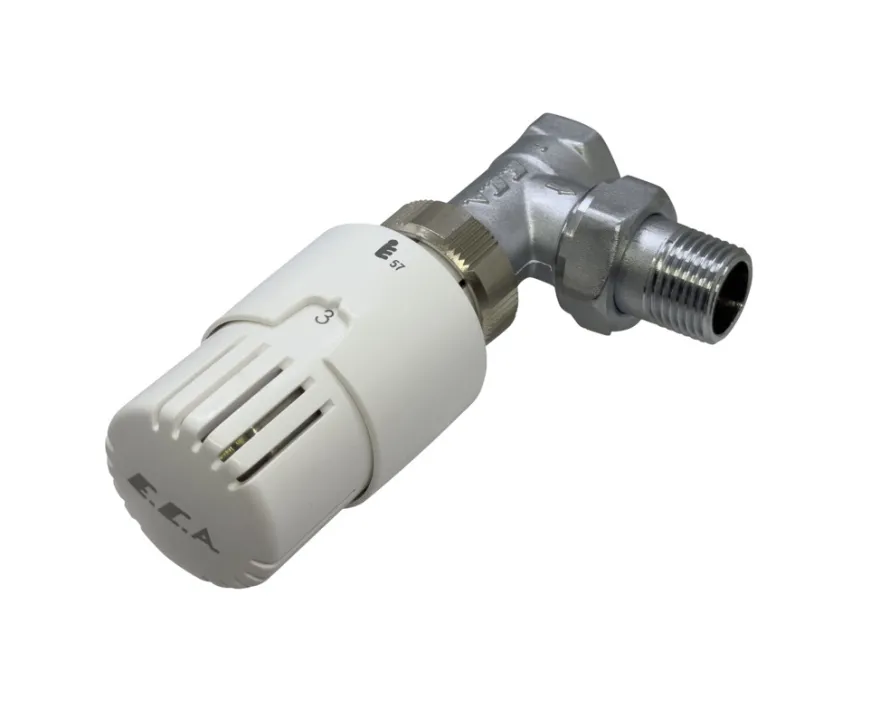 Radiatortermostat sæt - vinkelløb 1/2"