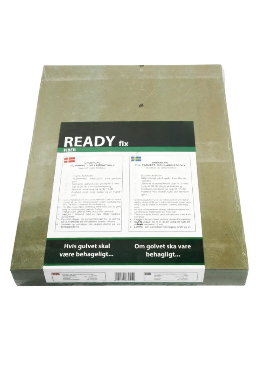 Readyfix underlag til parket- og laminatgulv 4 mm