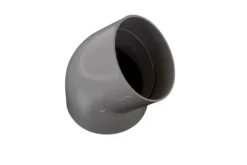 Rodena PVC bøjning 45 gr. grå
