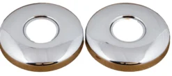 Roset til brusearmatur 3/4" x H13 mm krom - 2 stk.