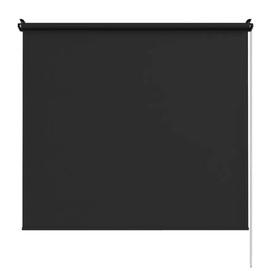 Rullegardin lysdæmpende sort 60 x 170 cm