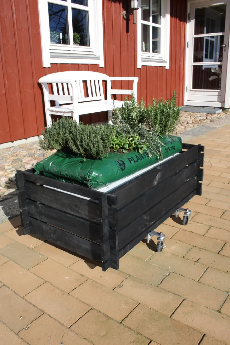 Rullevogn til parasolfod og krukker - Garden®