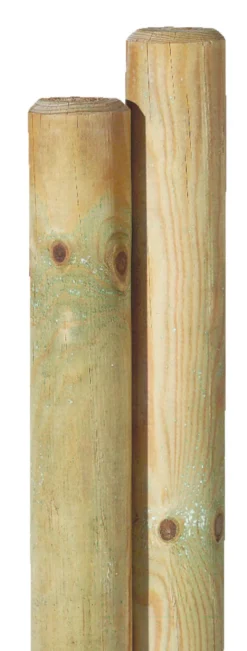 Rund pæl imprægneret Ø70 mm x 240 cm