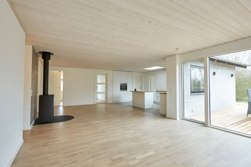 Rustikbrædder ludmalet fyr - 19 x 125 x 3000 mm
