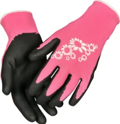 Safe-On Garden handsker pink str. 8