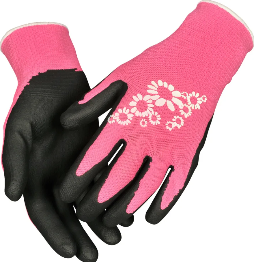 Safe-On Garden handsker pink str. 8