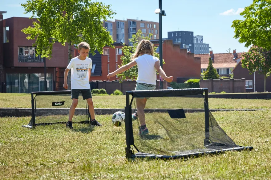 Salta Challenge fodboldmål 100 x 60 x 60 cm 2 stk.