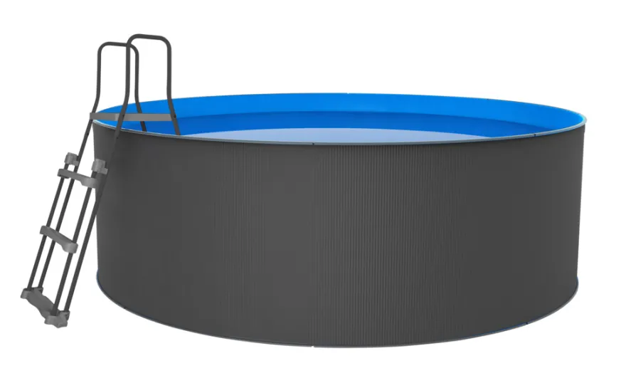 Santorini stålpool Ø350 cm - Swim & Fun