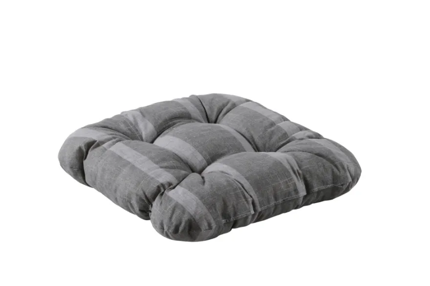 Sædehynde Nuuk grå stribet 38 x 38 cm - Sunlife®