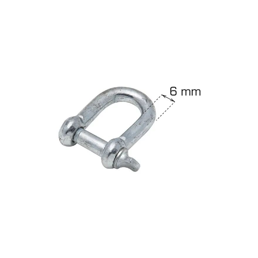 Sjækel 6 mm 2 stk.