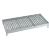Skraberist galvaniseret stål 80 x 40 cm