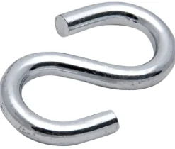 S-kroge 6 mm elforzinket 2 stk.