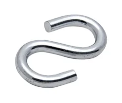 S-kroge 4 mm elforzinket 4 stk.