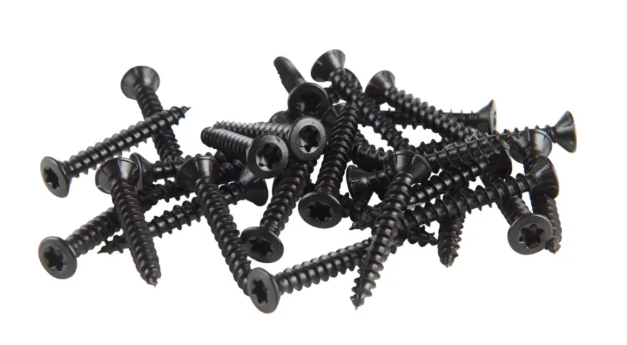 Skruer til akustikpanel sort 4 x 25 mm 100 stk.
