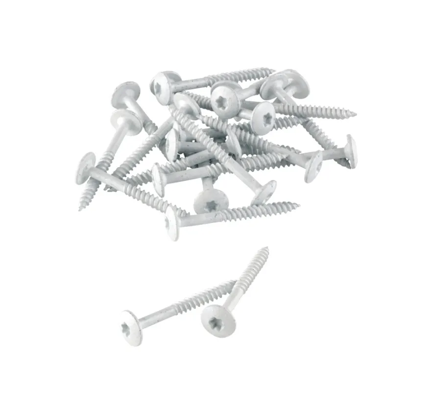 Skruer træbeton hvid 4,5 x 45 mm 100 stk. - Køb i webshop