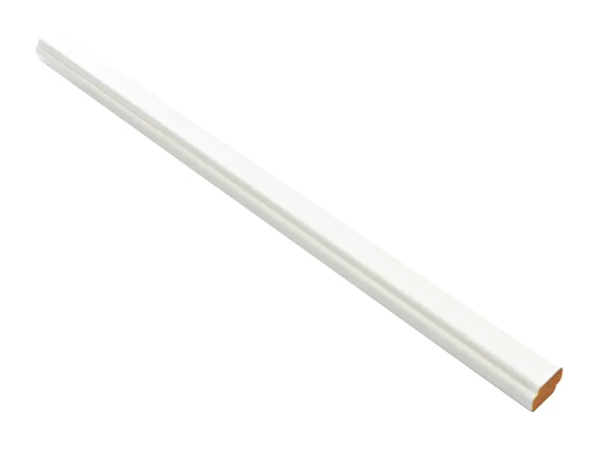Skyggeliste hvid - 15 x 21 x 3000 mm