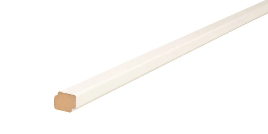 Skyggeliste hvid - 15 x 21 x 3000 mm