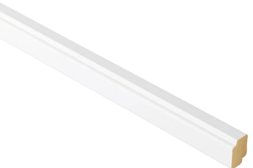Skyggeliste hvid - 15 x 21 x 3000 mm