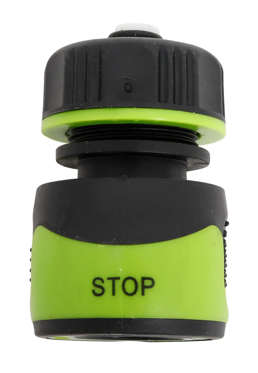 Slangekobling 1/2" med stop - Garden®