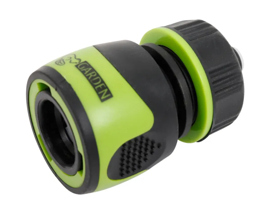 Slangekobling 1/2" med stop - Garden®