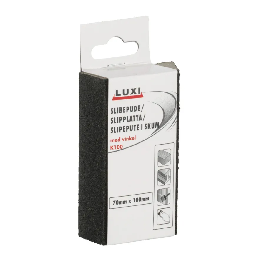 Slibepude korn 100 med vinkel - 70 x 100 mm - LUXI®