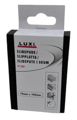Slibepude korn 180, 70x100 mm - LUXI®