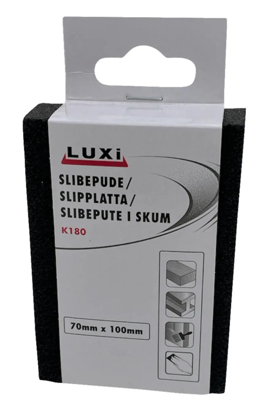 Slibepude korn 180, 70x100 mm - LUXI®