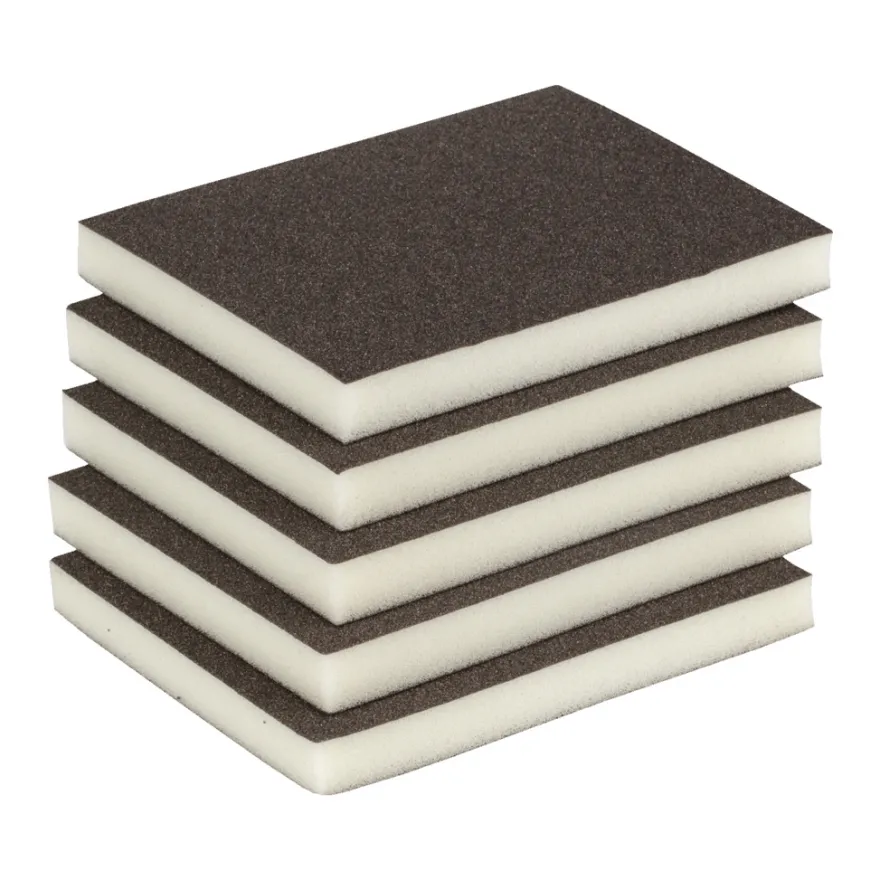 Slibesvamp korn 100 - 10 x 12 mm 5 stk. - LUXI®