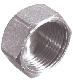Slutmuffe 3/4" krom