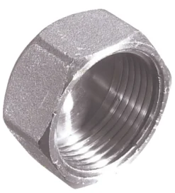 Slutmuffe 1/2" krom