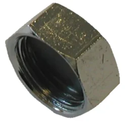 Slutmuffe 1/2" krom