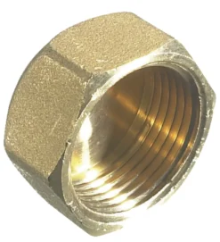 Slutmuffe messing 3/4"