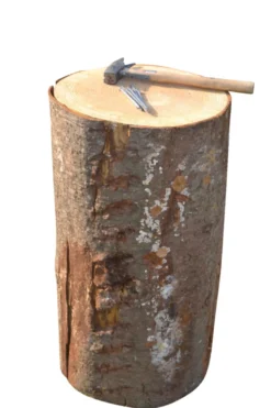 Sømblok i træ Ø30-40 x 80 cm