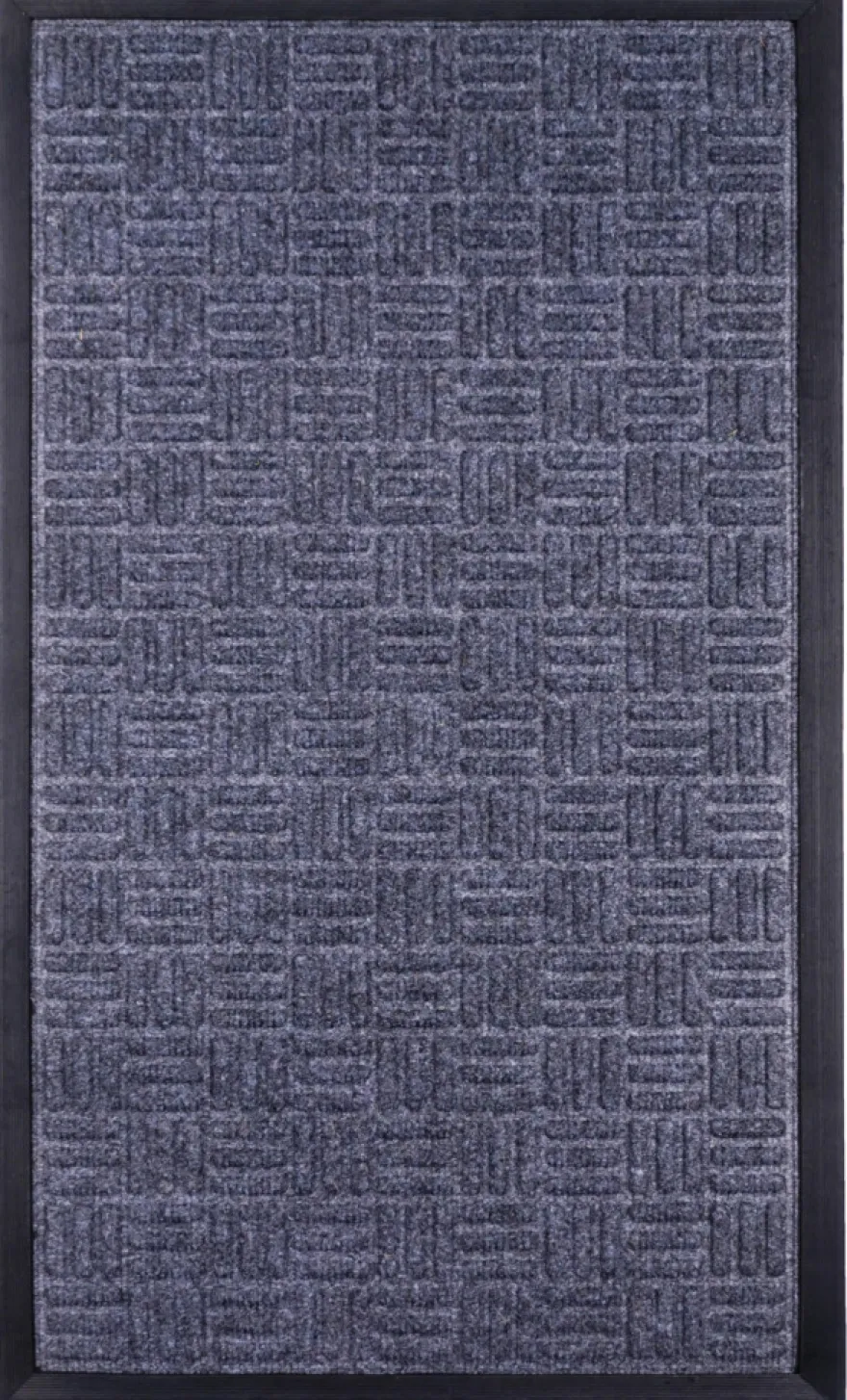 Smudsmåtte grå kunststof 45 x 75 cm
