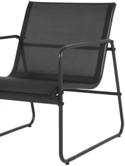Sofasæt stål sort 4 dele - Envy
