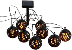 Solar lyskæde med flammeeffekt 4,1 meter - Garden®