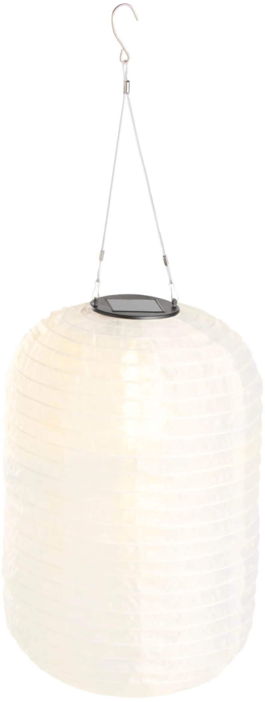 Solarlanterne aflang Ø24 x H38 cm - Garden®