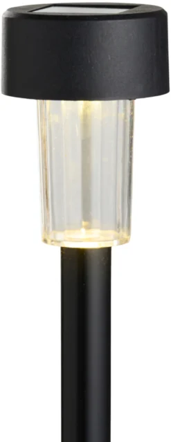 Solcellelamper til haven sort H35,5 cm 8-pk. - Garden®