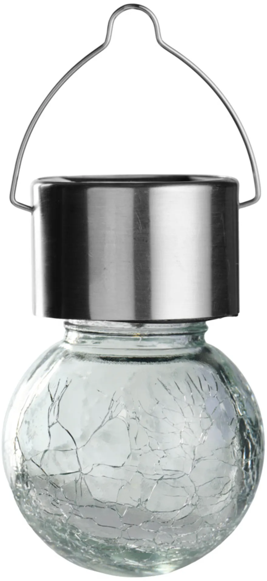 Solcellepære glas/metal Ø6 cm 3-pk. - Garden®