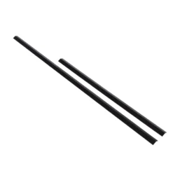 Sort profil med sneglekant 80 cm