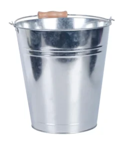 Spand med træhåndtag zink 10 liter - Garden®