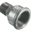 Spidsmuffe galvaniseret 1/2" x 3/8"